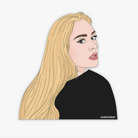 Adele Sticker