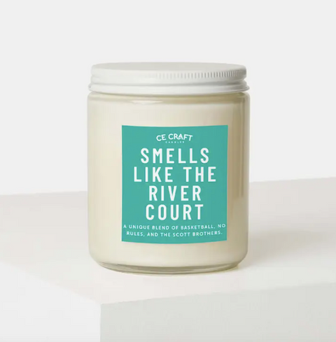 One Tree Hill River Court Candle