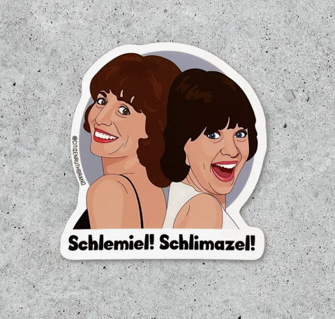 Laverne and Shirley Sticker