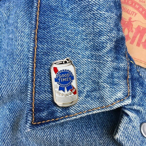 Good Times Pbr Pin