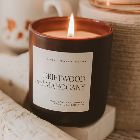 Driftwood and Mahogany Candle