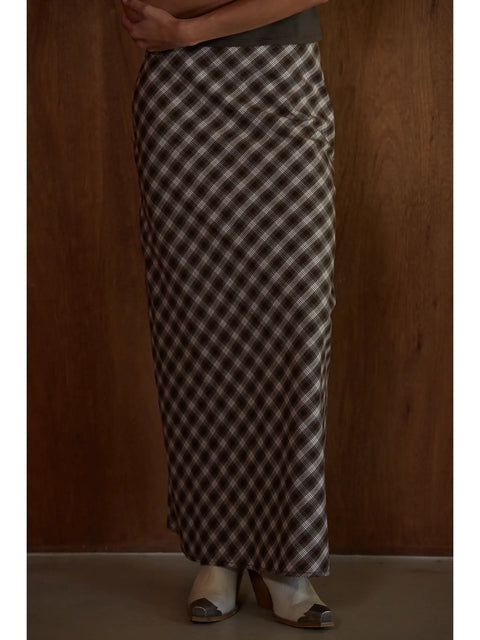 Woven Pencil Skirt