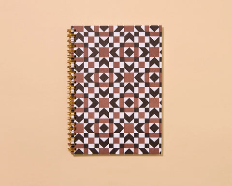 Autumn Quilt Spiral Notebook