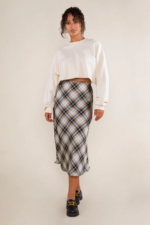 Umi Bias Slip Skirt