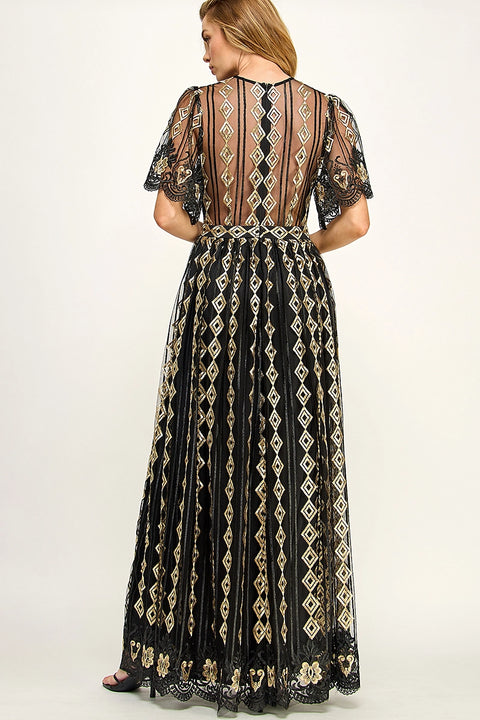  Midnight Glimmer Dress