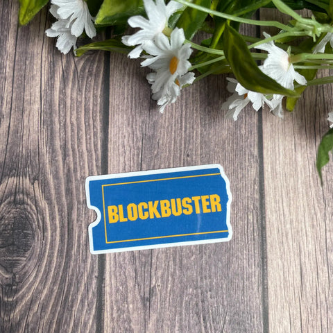 Blockbuster Movie Sticker
