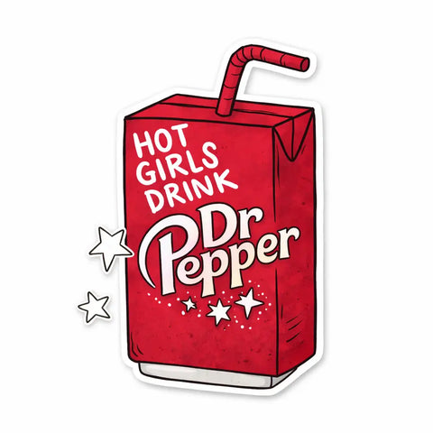  Hot Girls Dr. Pepper Sticker
