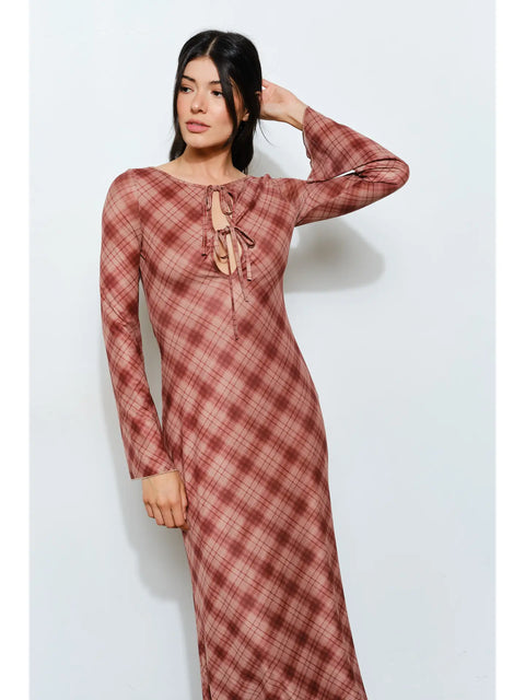  Nanoy Plaid Dress