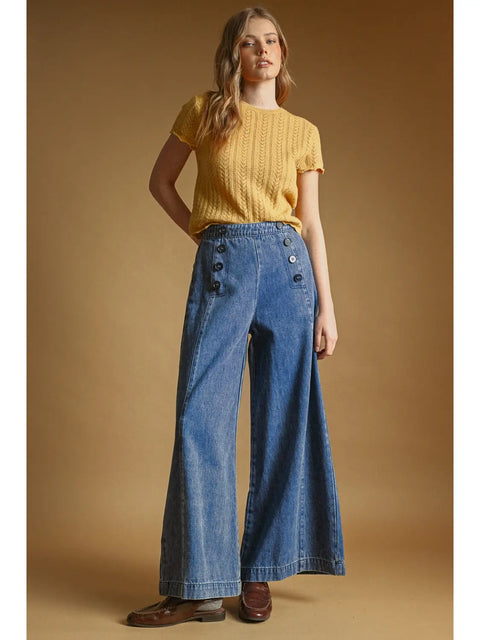  Sailor Denim Wide Pants