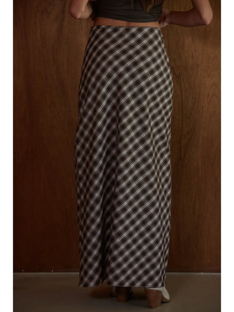  Woven Pencil Skirt