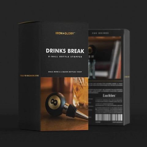 8 Ball Bottle Stopper