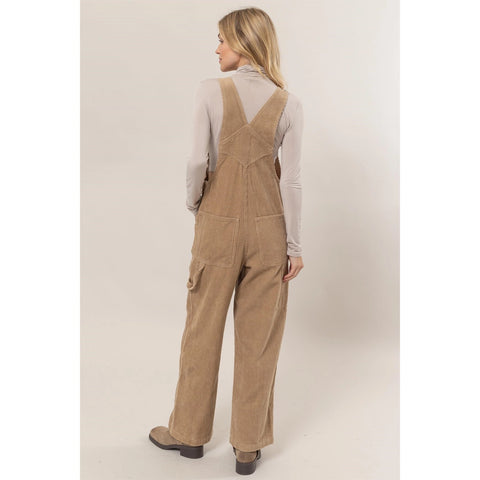  Washed Corduroy Overalls