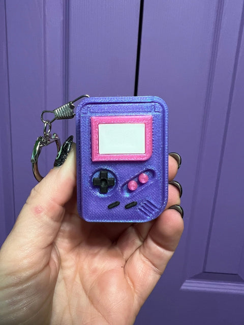  Purple Game System Keychain