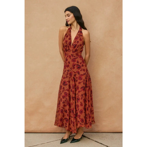  Red Rouge Halter Dress