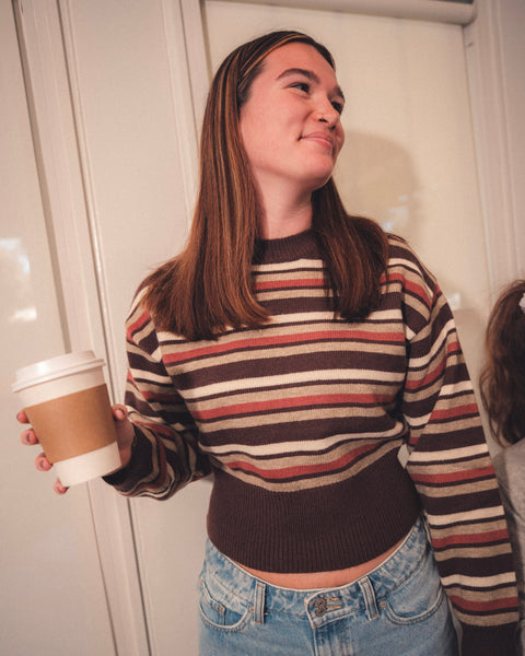 Pat Striped Sweater