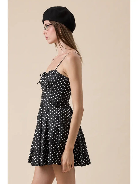  Polka Dot Fit & Flare Mini