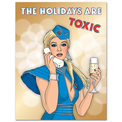 Britney Holidays Are Toxic Card