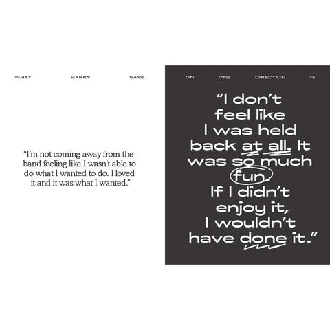 What Harry Says Book