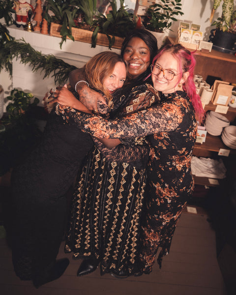 Black Floral Mesh Dress