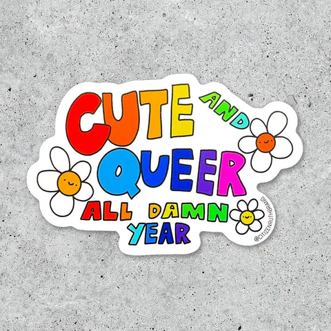  Cute & Queer All Year Sticker