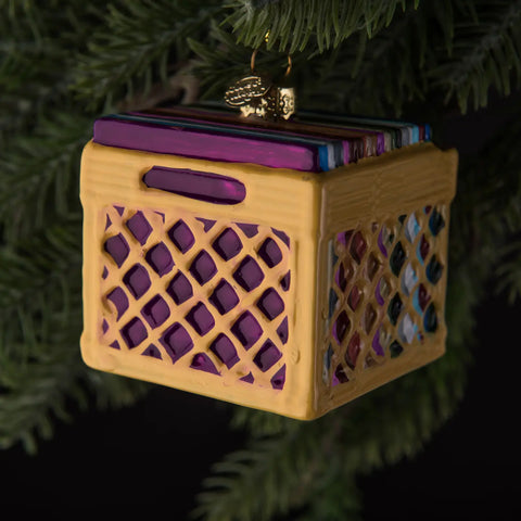  Vinyl Crate Ornament