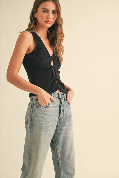 Twisted Detail Top