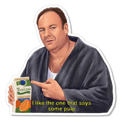 Tony Soprano OJ Sticker