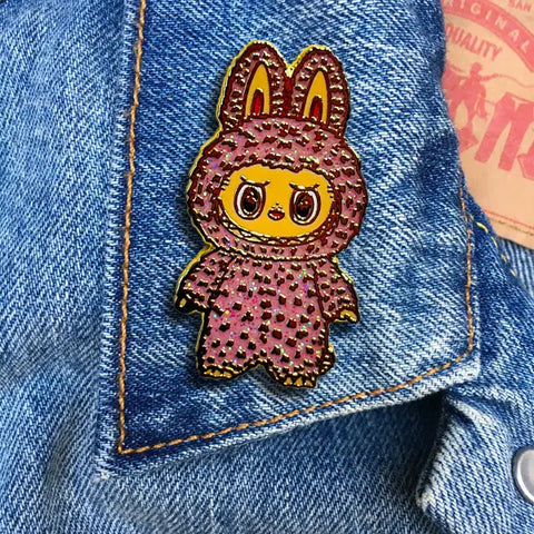 Labubu Pink Lychee Berry Pin