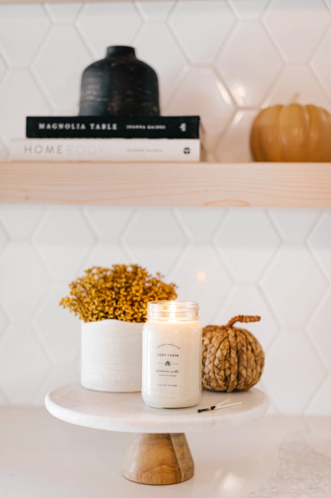 Cozy Cabin Mason Jar Candle