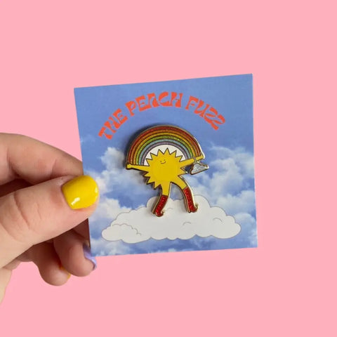 Walking On Sunshine Pin