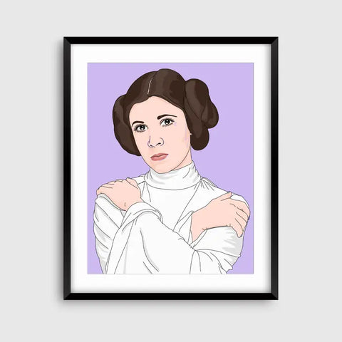 Star Wars Princess Leia 8x10 Print