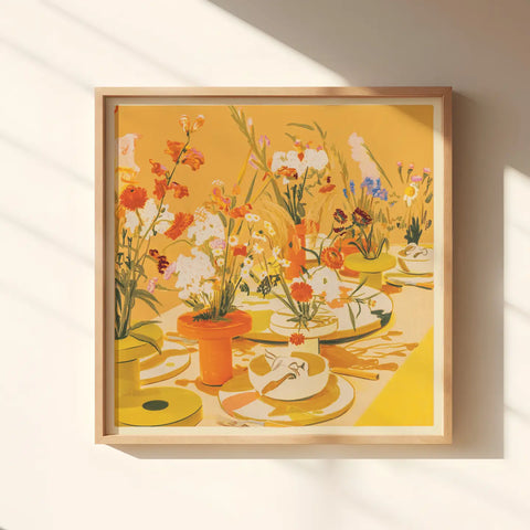 Abstract Floral Tablescape