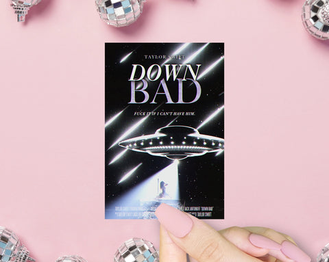 Down Bad Movie Poster Sticker