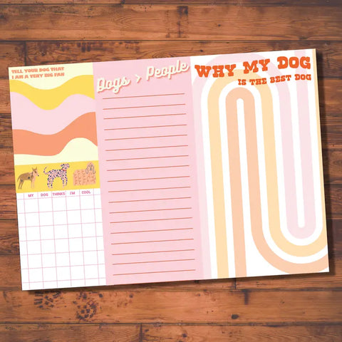  Dog Lovers Notepad