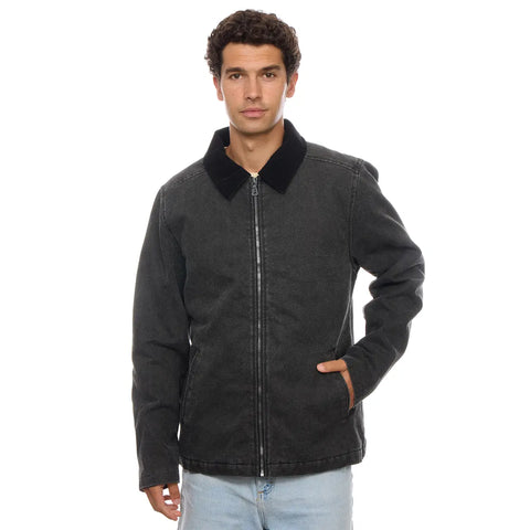 Washed Up Black Twill Jacket