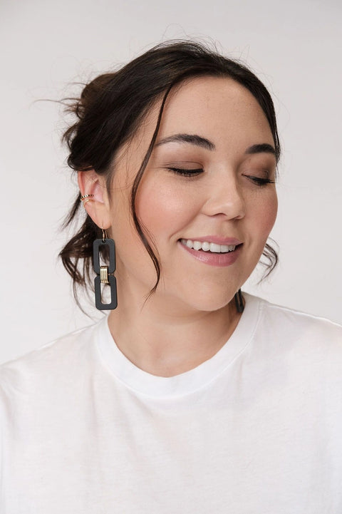 Black Blakely Earrings