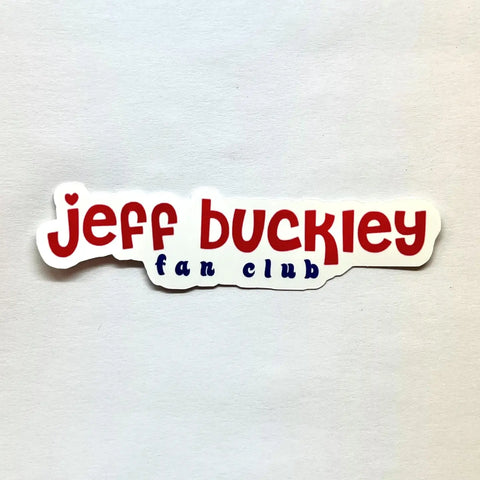  Jeff Buckley Fan Club Sticker