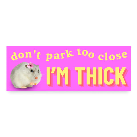  I'm Thick Car Magnet