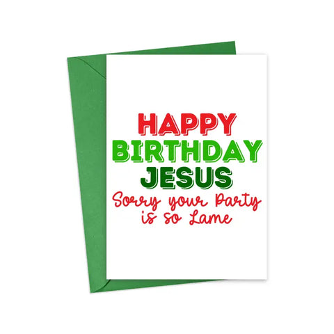 The Office Happy Birthday Jesus Christmas Card