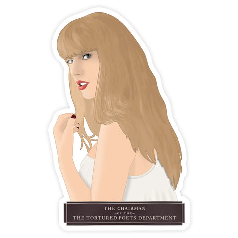 Taylor Swift Chairman TTPD Sticker