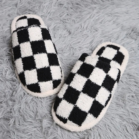 Checkerboard Slippers