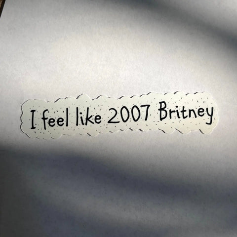  2007 Britney Sticker