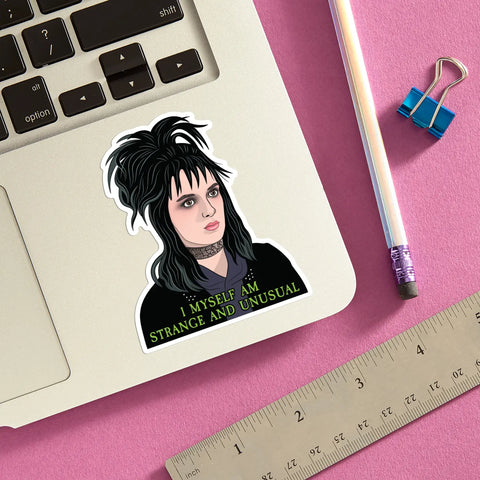  Beetlejuice Lydia Strange Sticker