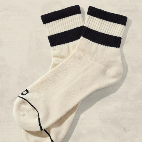  Striped Quarter Socks