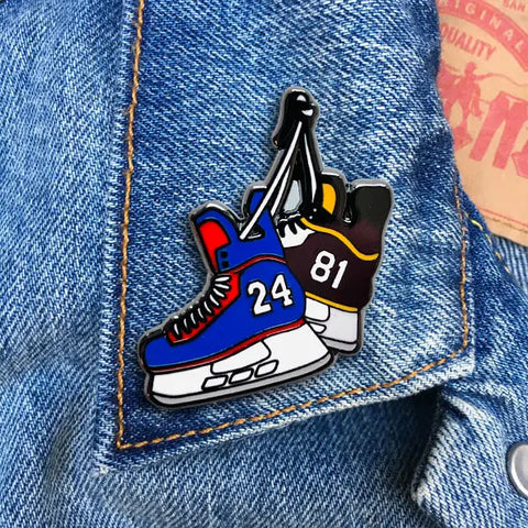  Heated Rivalry Skates Pin