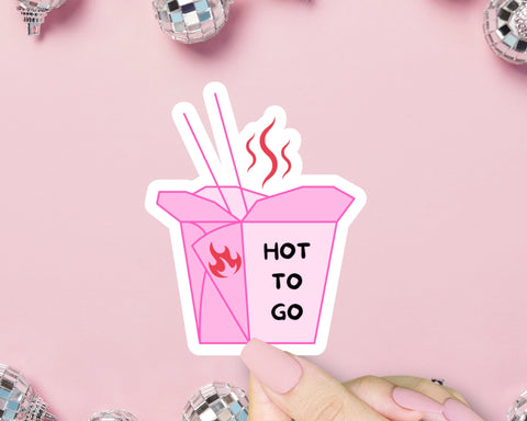  Hot To Go Sticker