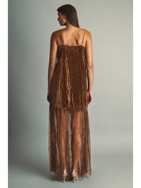  Velvet & Lace Dress