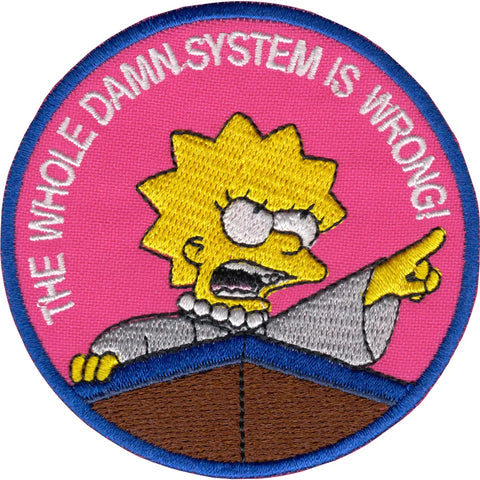 Whole System Is Wrong Simpsons Patch