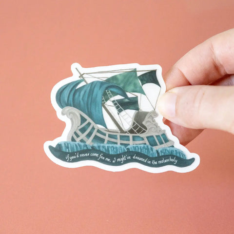 Ophelia Melancholy Sticker
