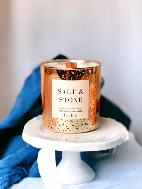 Salt + Stone Candle